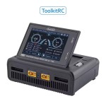 ToolkitRC M8D Touch Screen Dual canale 1600W 50A caricatore da 3.5 pollici Flip Screen caricatore ad alta velocità per batteria Lipo LiHV RC